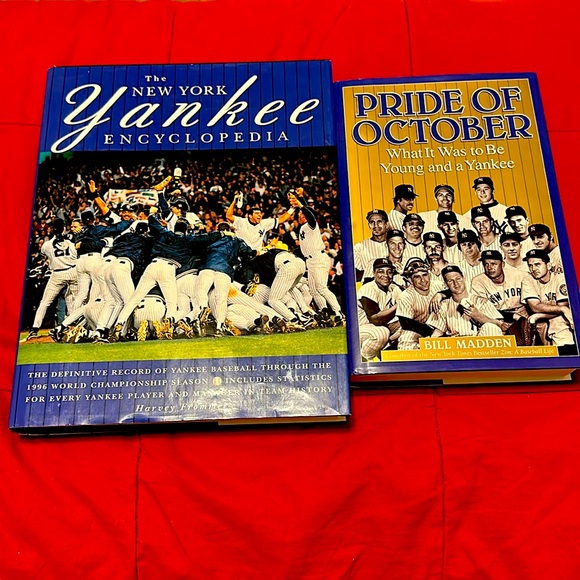 Yankee Baseball Books: The New York Yankees Encyclopedia and Pride of October. - Picture 1 of 16